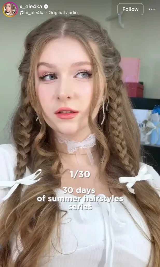 winter hair braid ideas