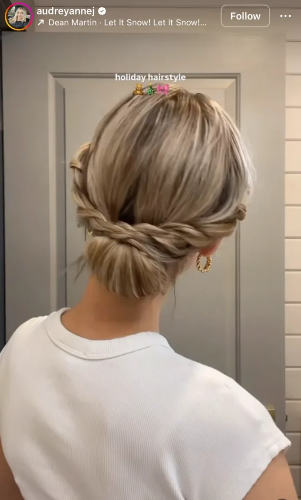 winter hair braid ideas