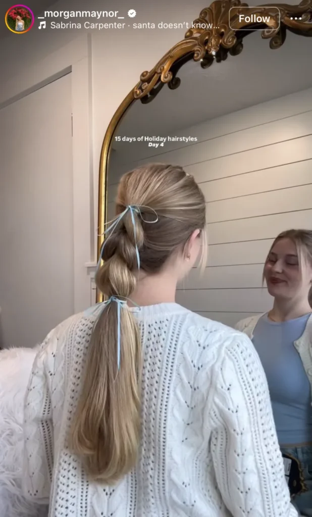 winter hair braid ideas