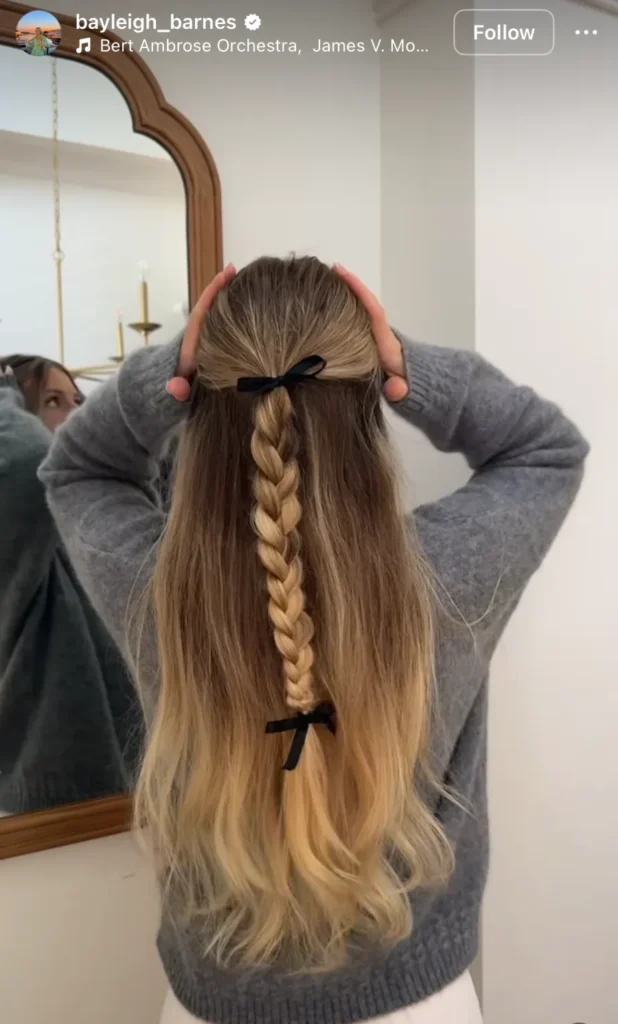 winter hair braid ideas
