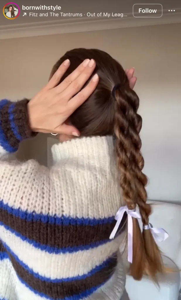 winter hair braid ideas