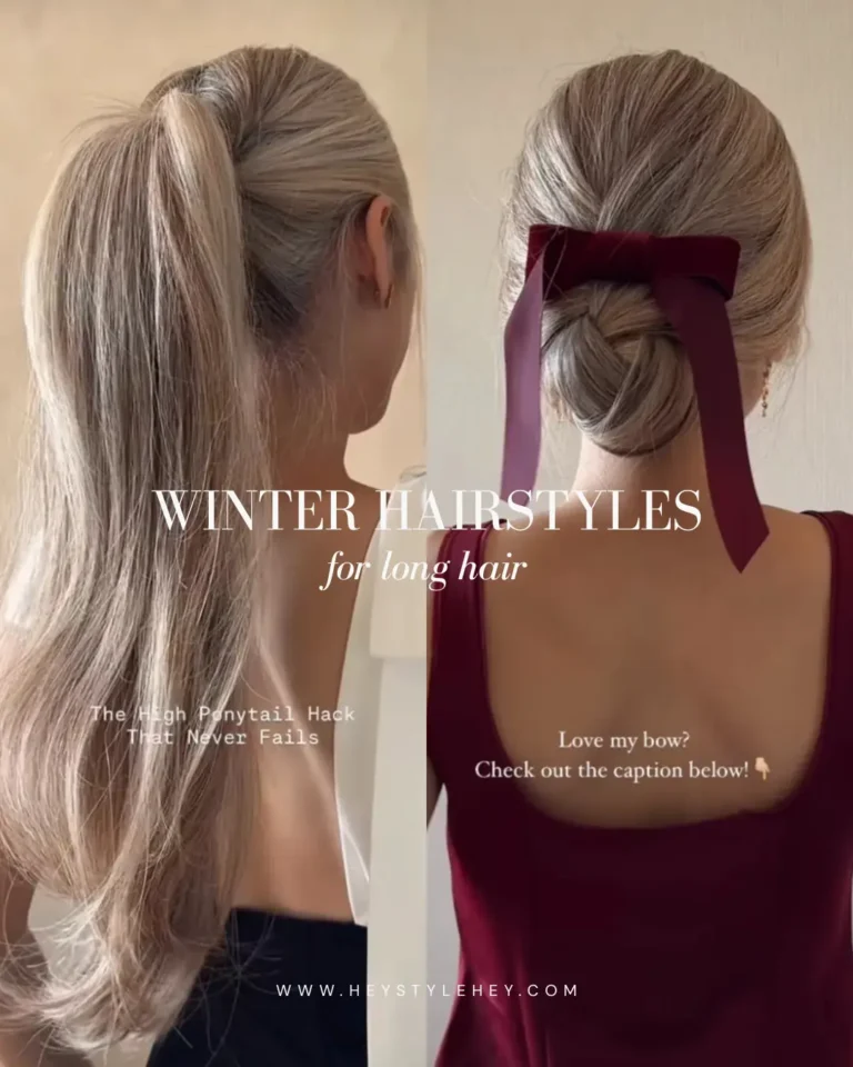 winter hairstyles for long hair