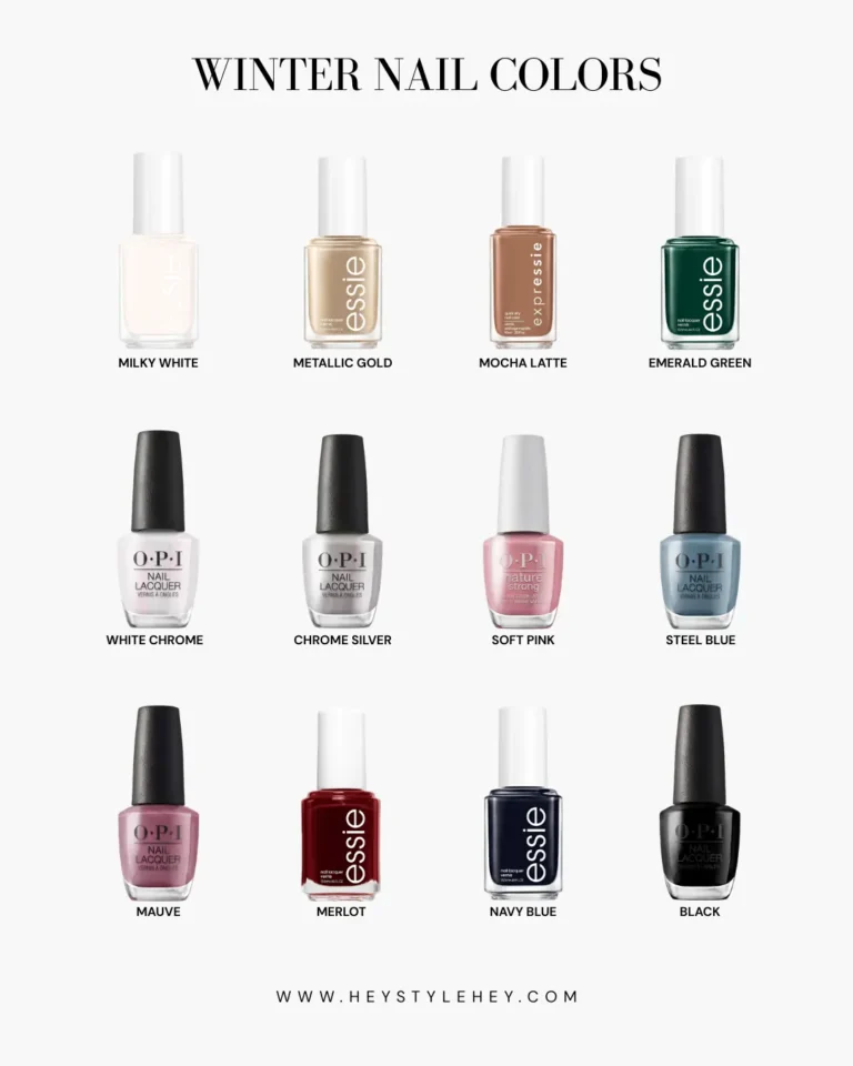 winter nail colors