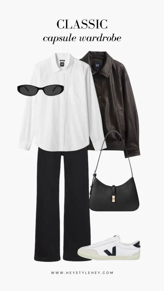 classic capsule wardrobe outfit ideas