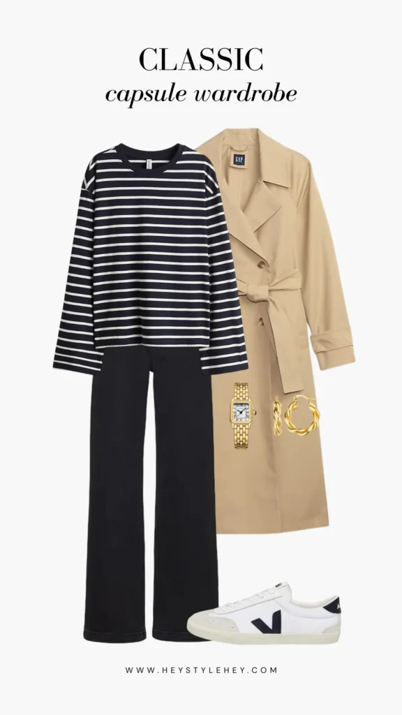 classic capsule wardrobe outfit ideas