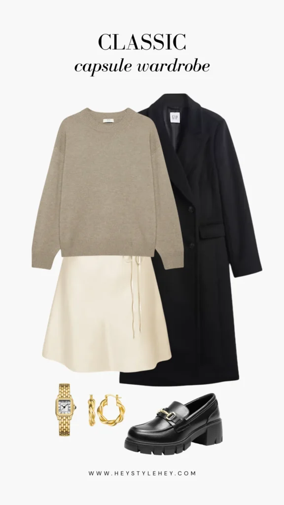 classic capsule wardrobe outfit ideas