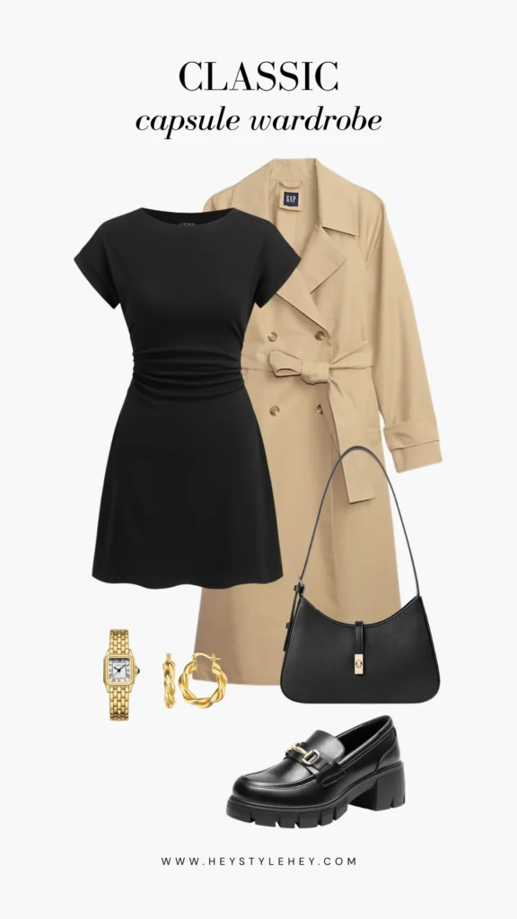 classic capsule wardrobe outfit ideas