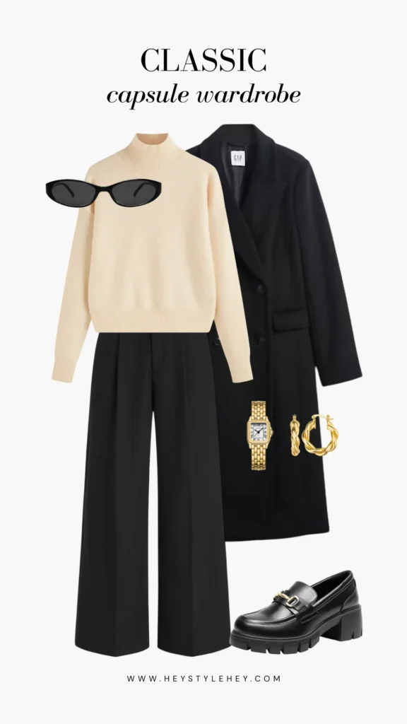 classic capsule wardrobe outfit ideas