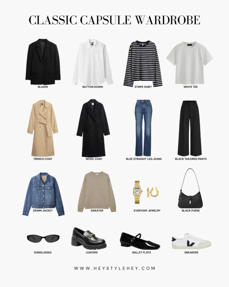classic capsule wardrobe