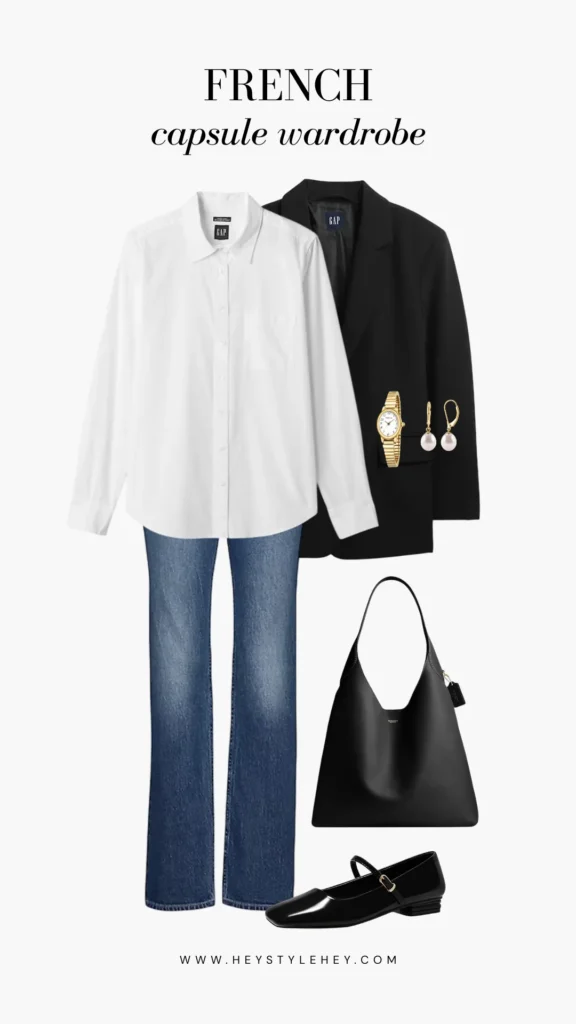 French capsule wardrobe outfit ideas