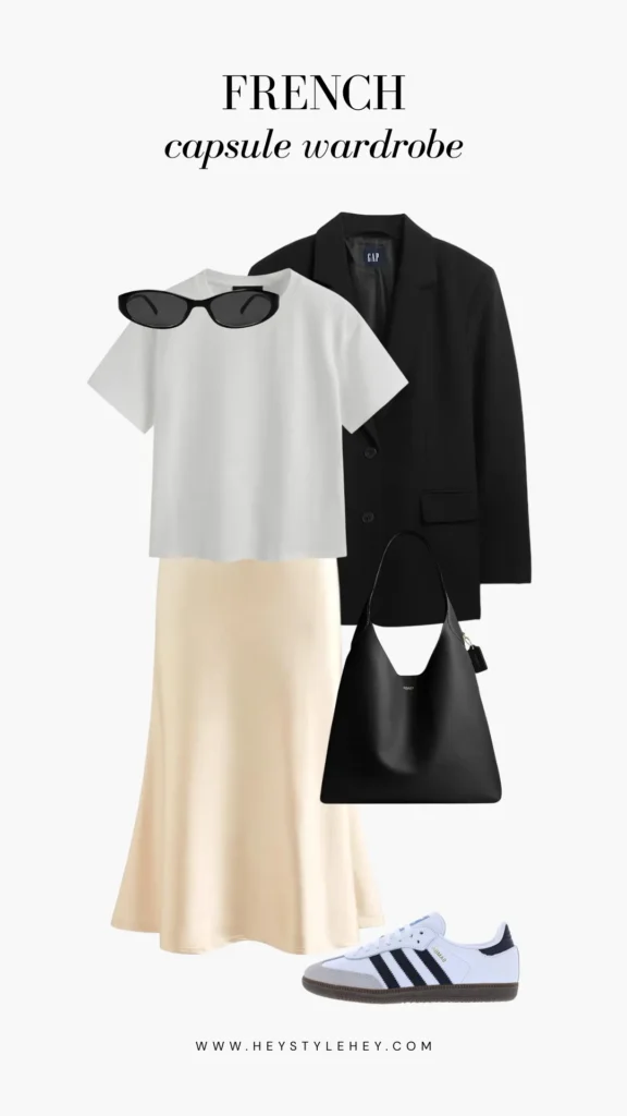 French capsule wardrobe outfit ideas