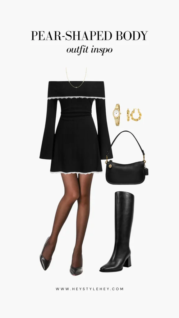 how to dress for a pear shaped body