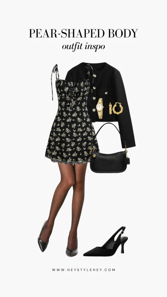 how to dress for a pear shaped body