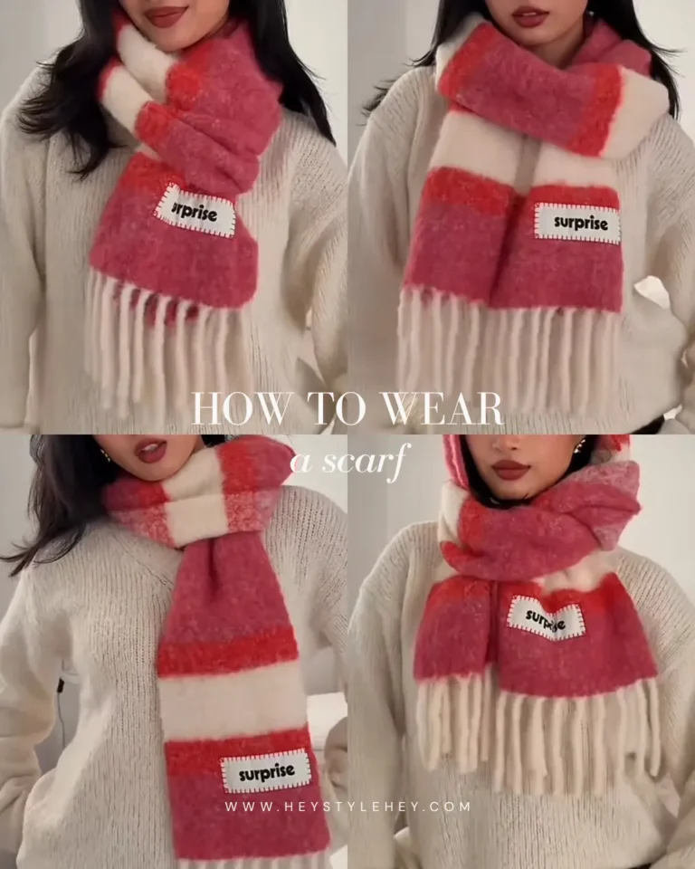 how to wear a scarf