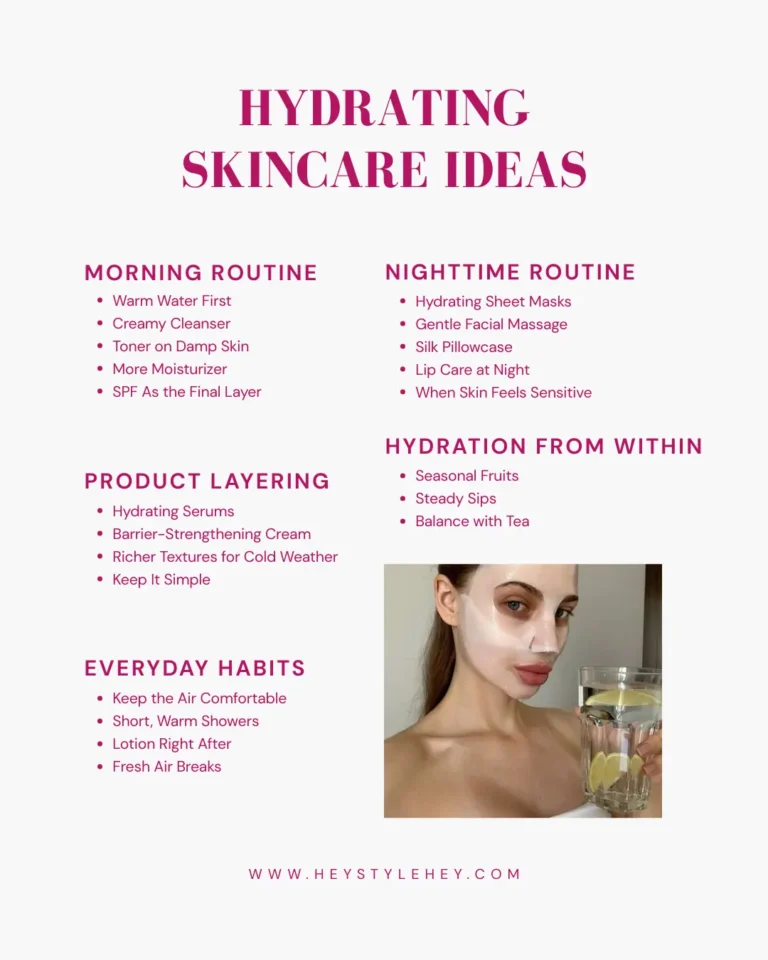 hydrating skincare ideas