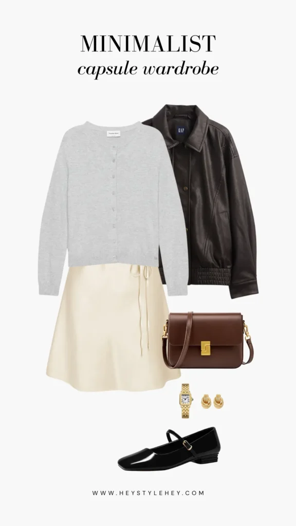 minimalist capsule wardrobe outfit ideas