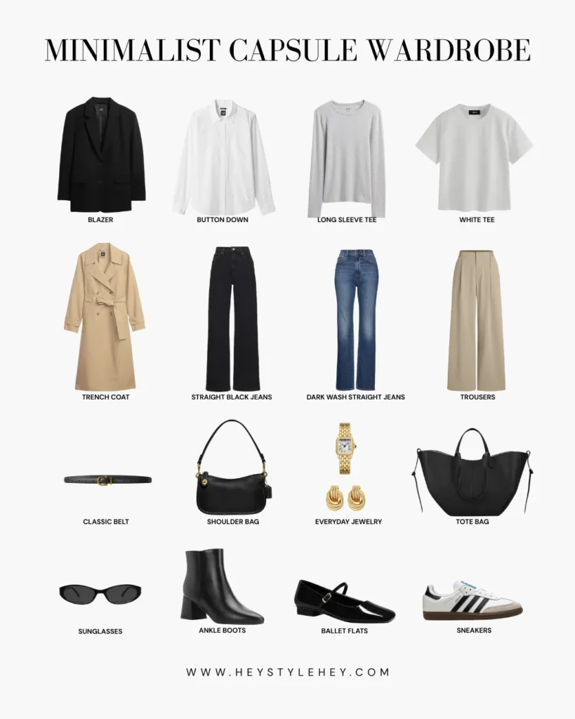 minimalist capsule wardrobe