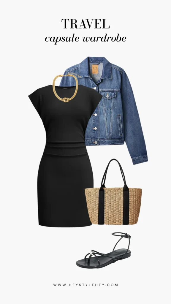 travel capsule wardrobe outfit ideas