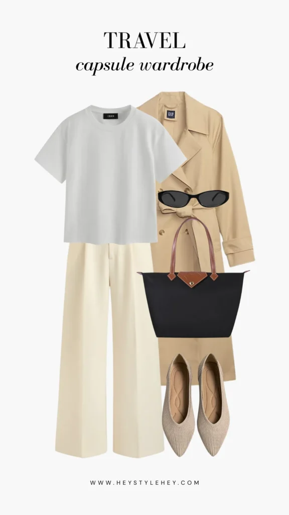 travel capsule wardrobe outfit ideas
