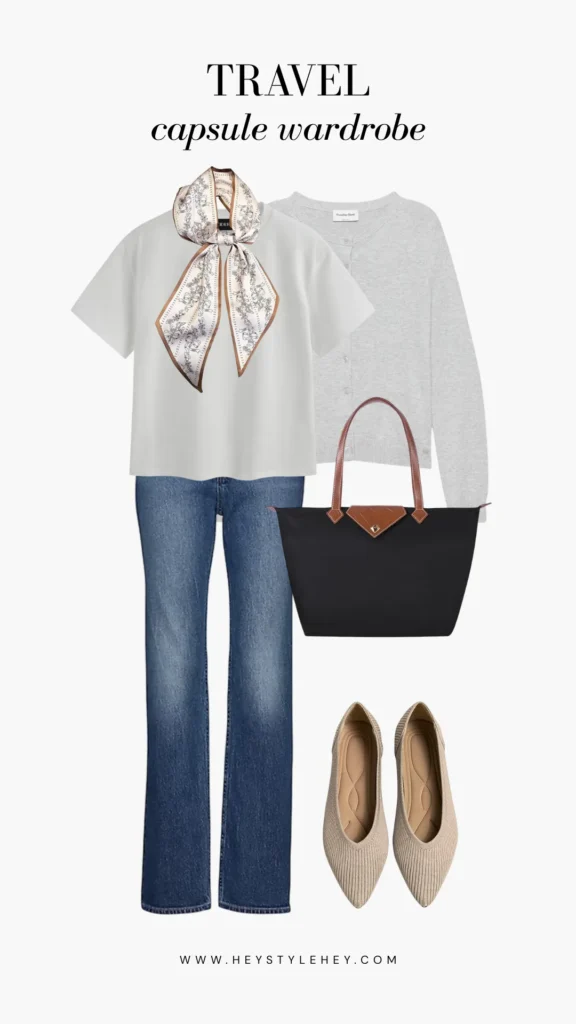 travel capsule wardrobe outfit ideas