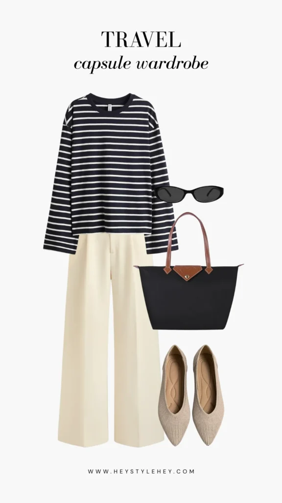 travel capsule wardrobe outfit ideas