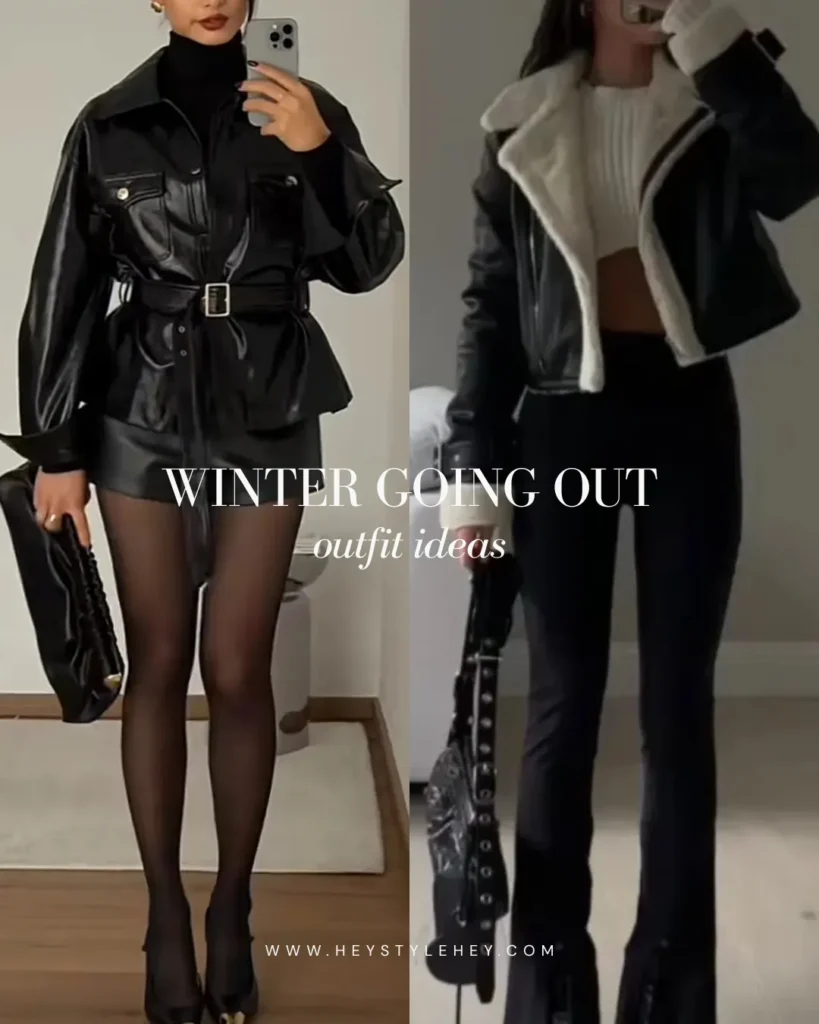 winter going out outfits