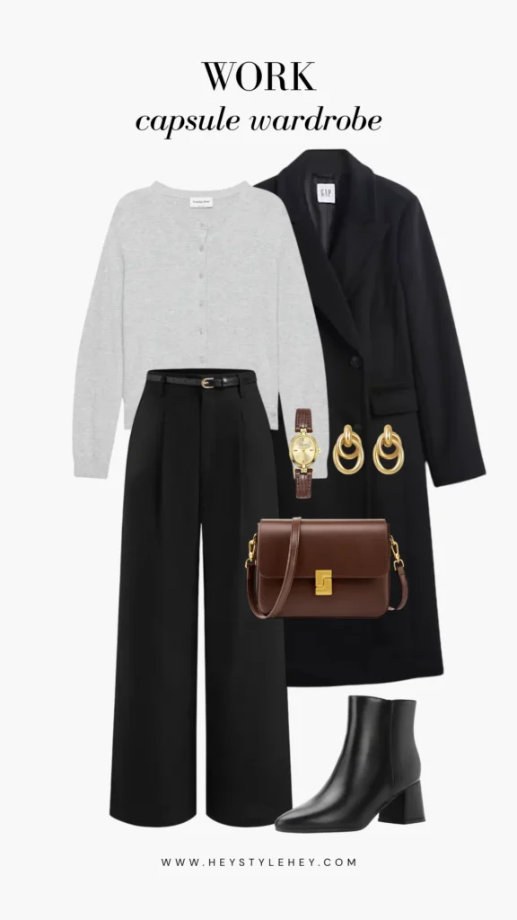work capsule wardrobe outfit ideas
