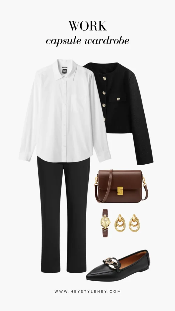 work capsule wardrobe outfit ideas