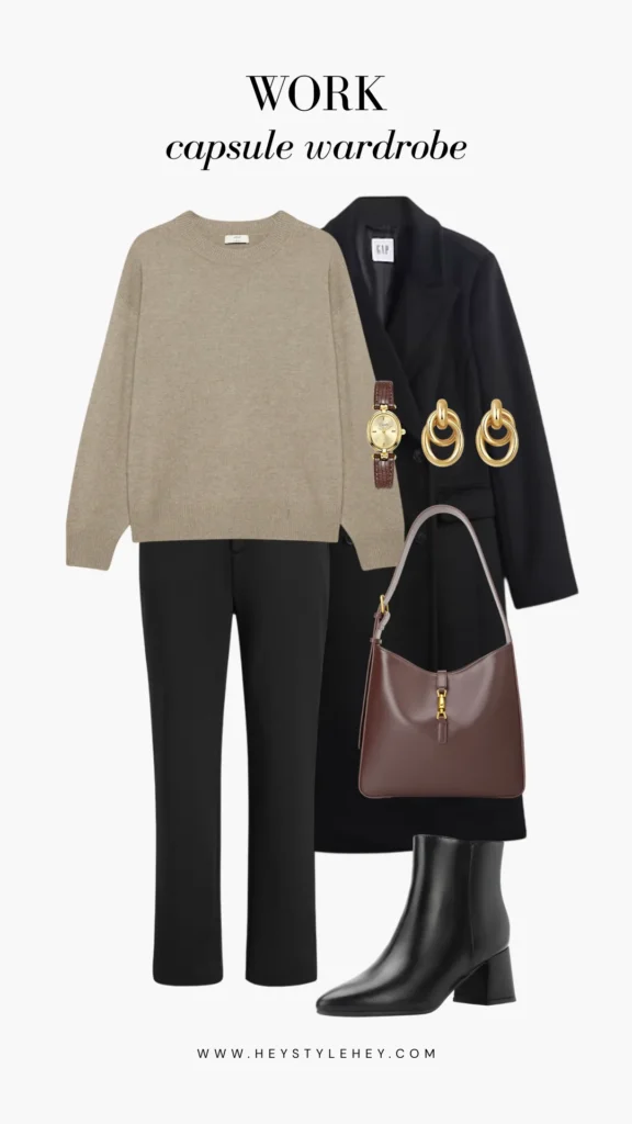 work capsule wardrobe outfit ideas