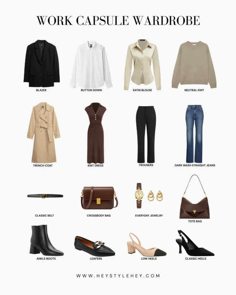 work capsule wardrobe