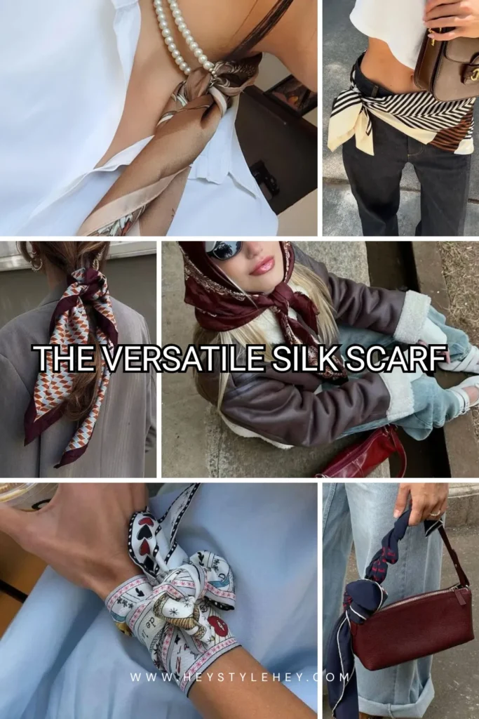 2026 fashion trend: the versatile silk scarf