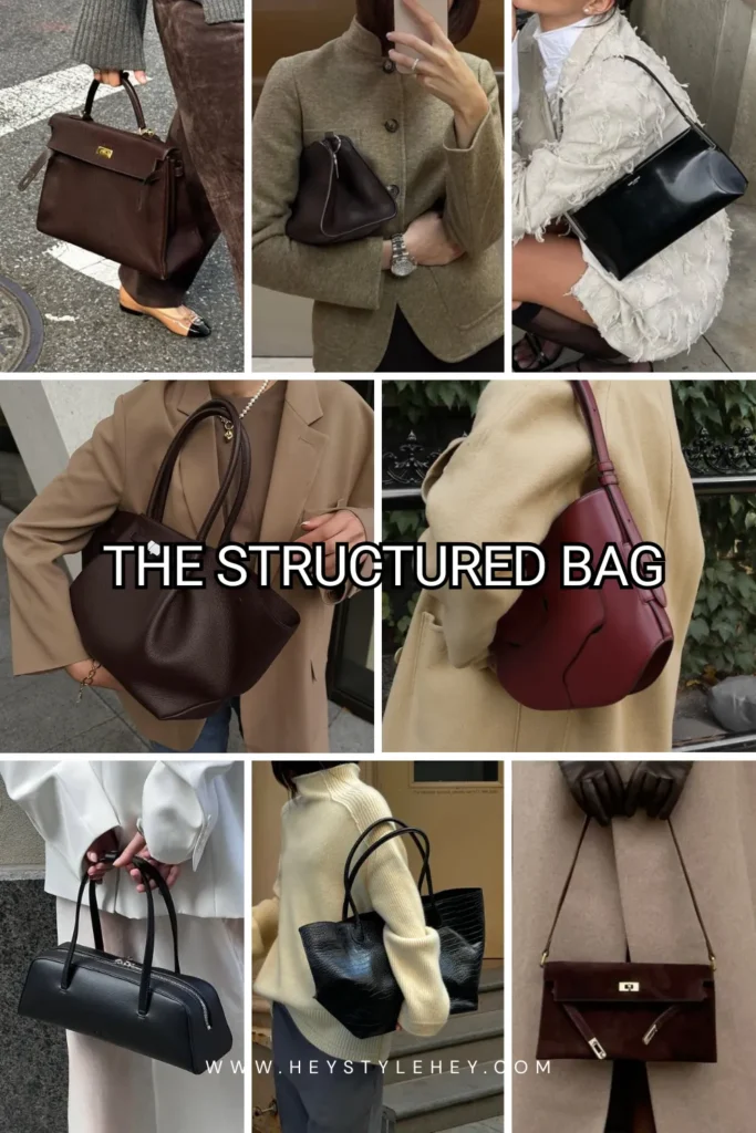 2026 fashion trend: the structured bag