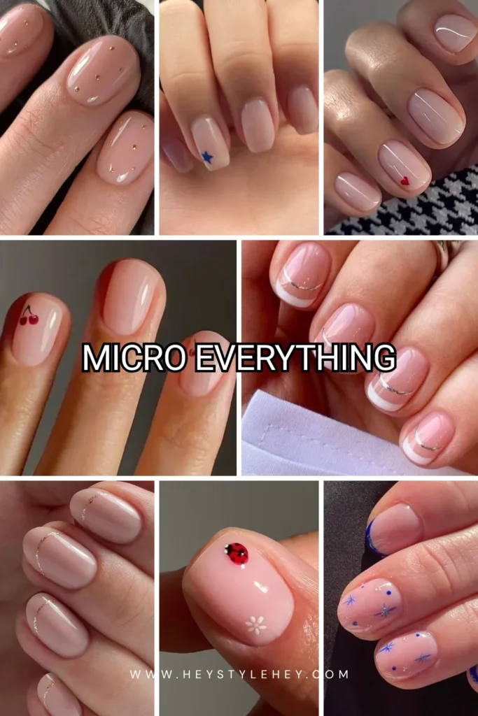 2026 nail trend: micro everything