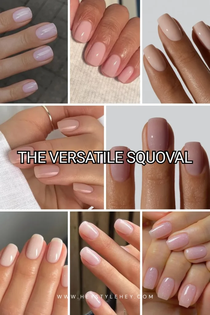 2026 nail trend: squoval shape