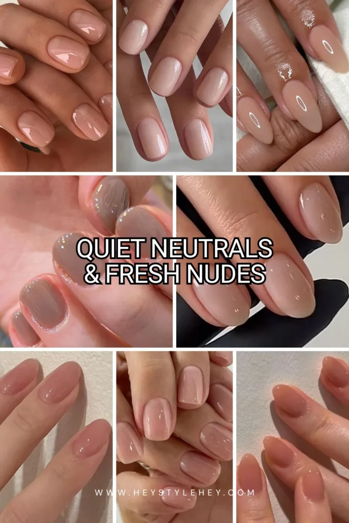 2026 nail trend: neutrals and nudes