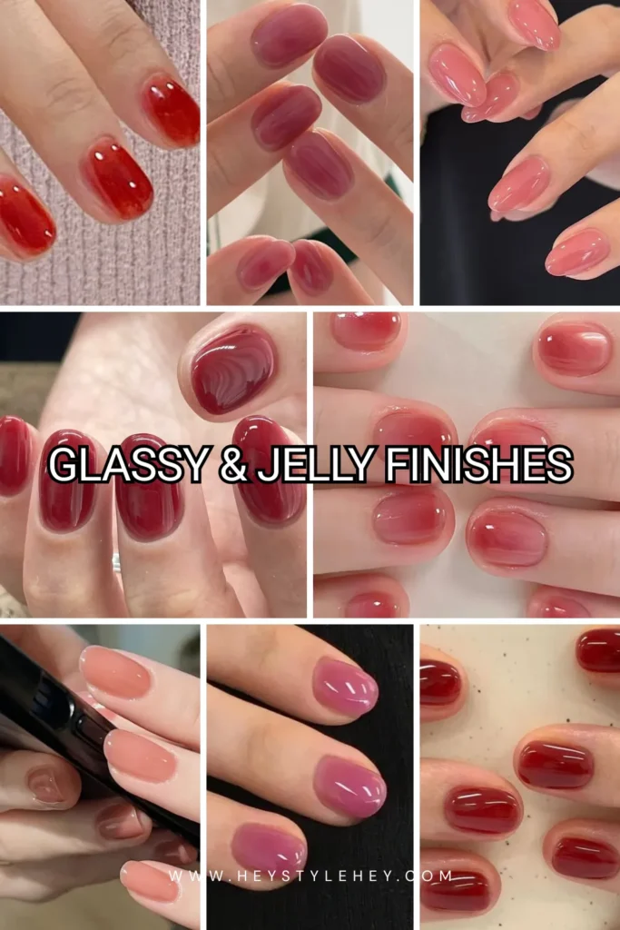 2026 nail trend: jelly finishes