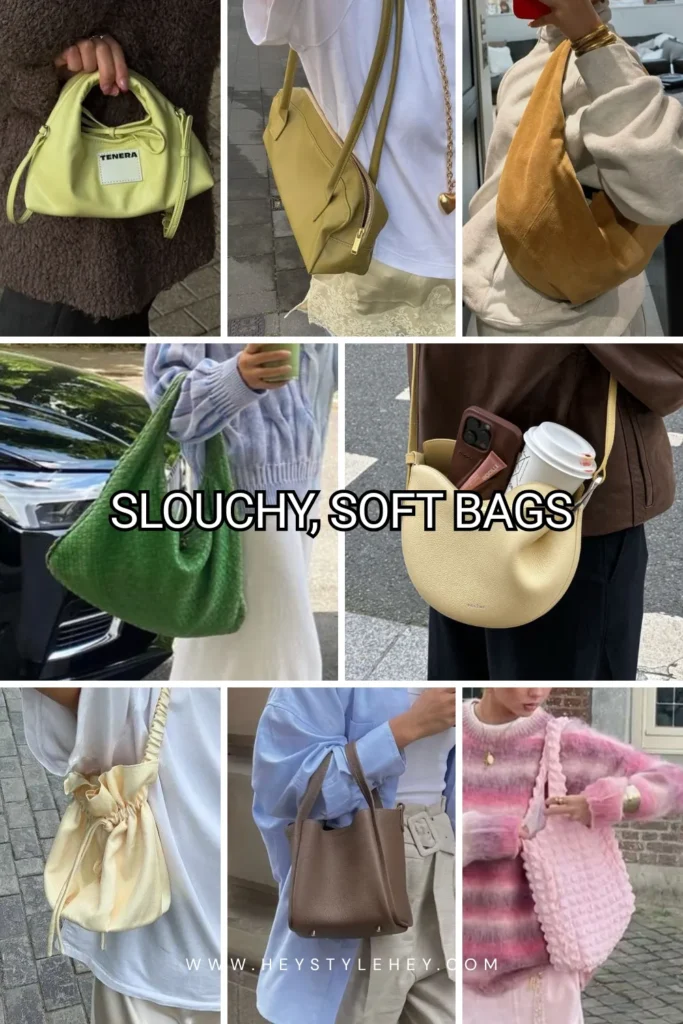 spring 2026 fashion trend: soft bags