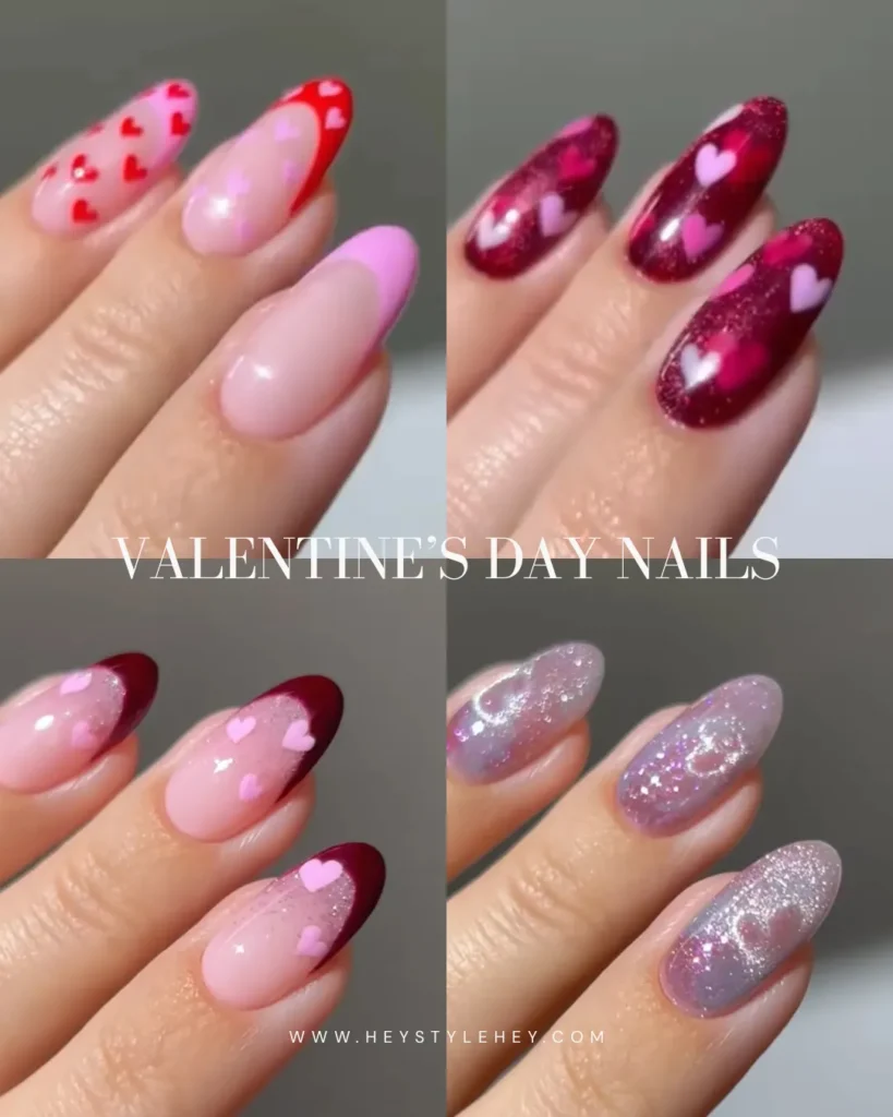 valentines day nails