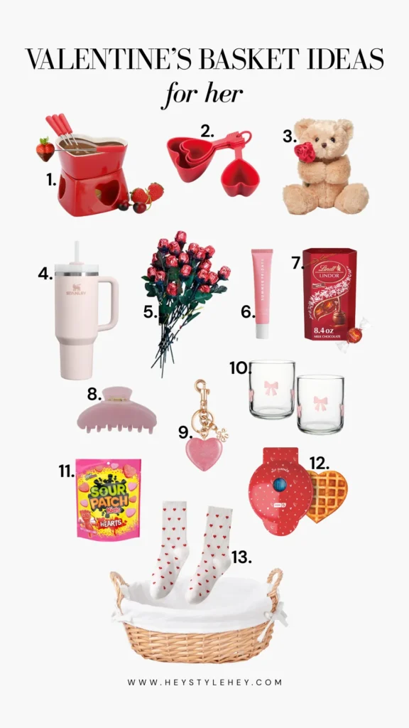valentine's gift basket ideas for her