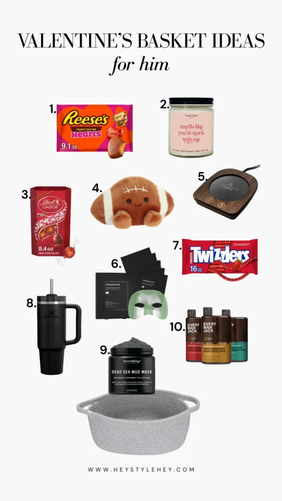 valentine's gift basket ideas for him