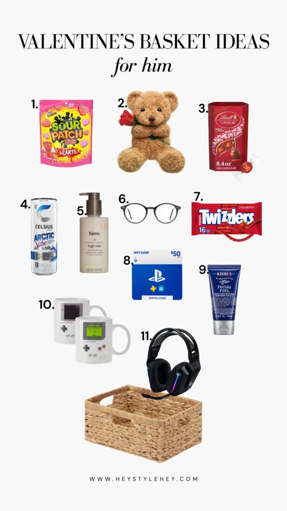 valentine's gift basket ideas for him