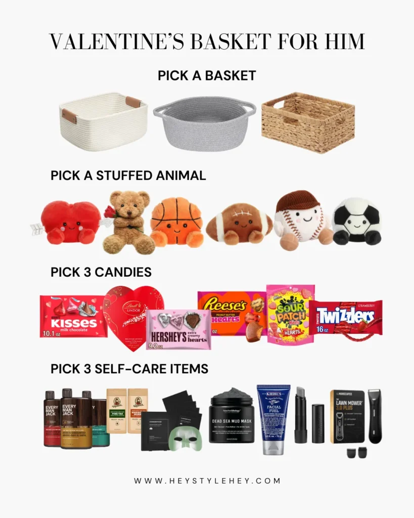 valentine's gift basket ideas for him