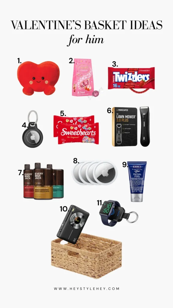 valentine's gift basket ideas for him