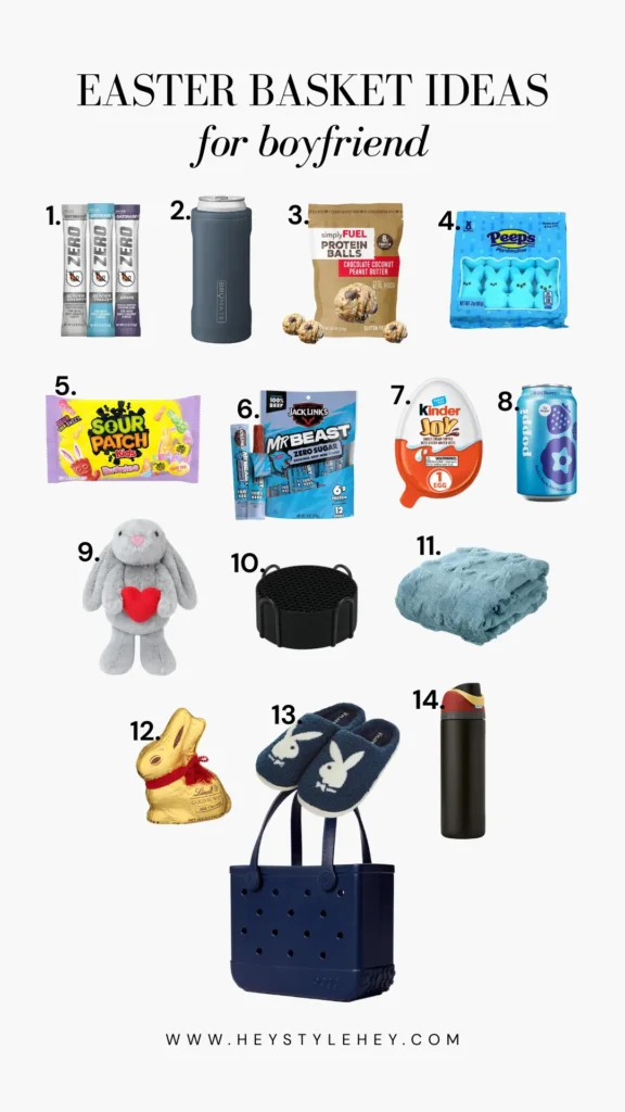Easter Basket ideas for boyfriend