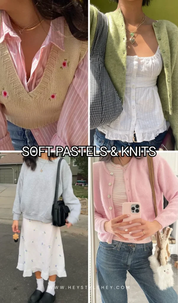 easter church outfits - pastels and knits