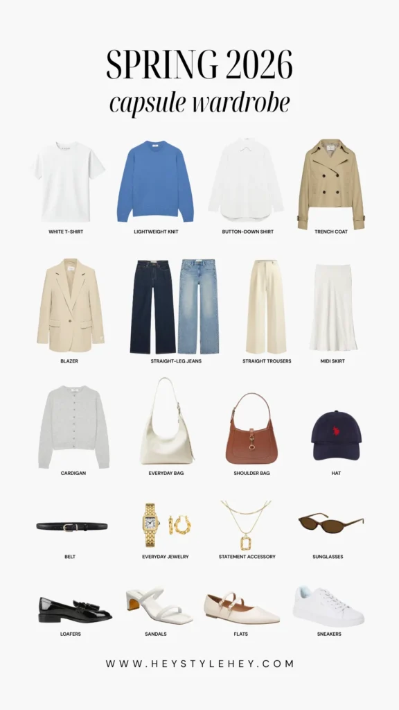 spring 2026 capsule wardrobe