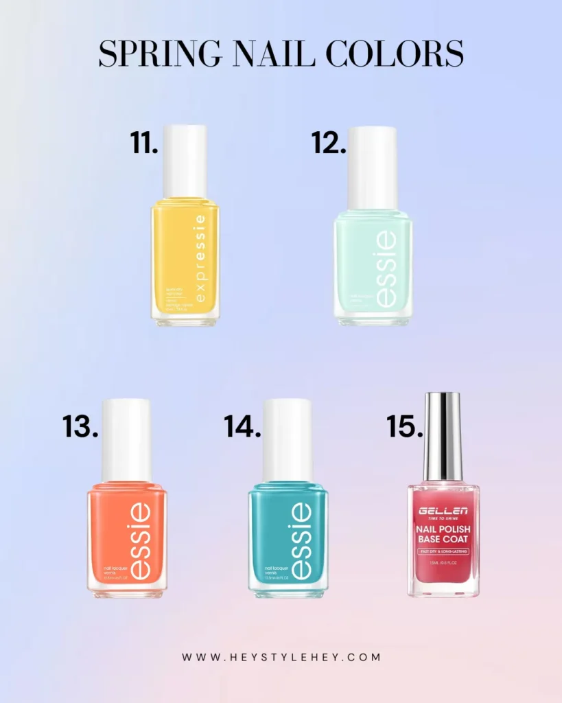 spring nail colors