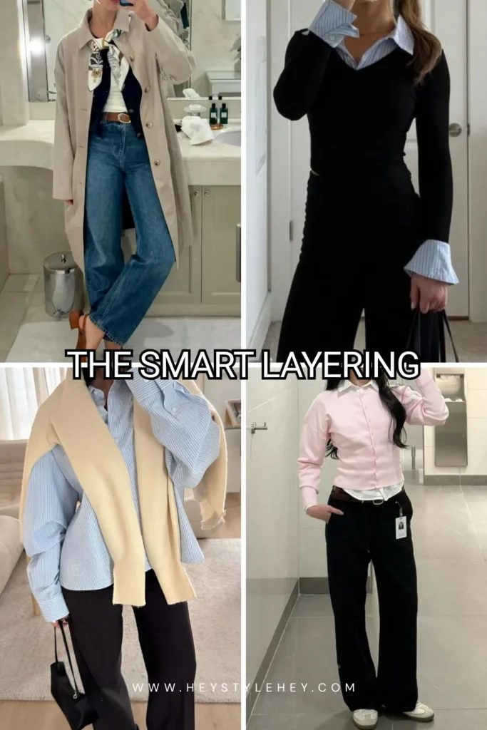 spring work outfits - layerings
