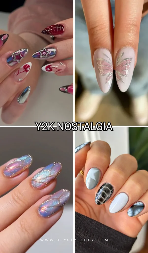 Coachella nails - Y2K