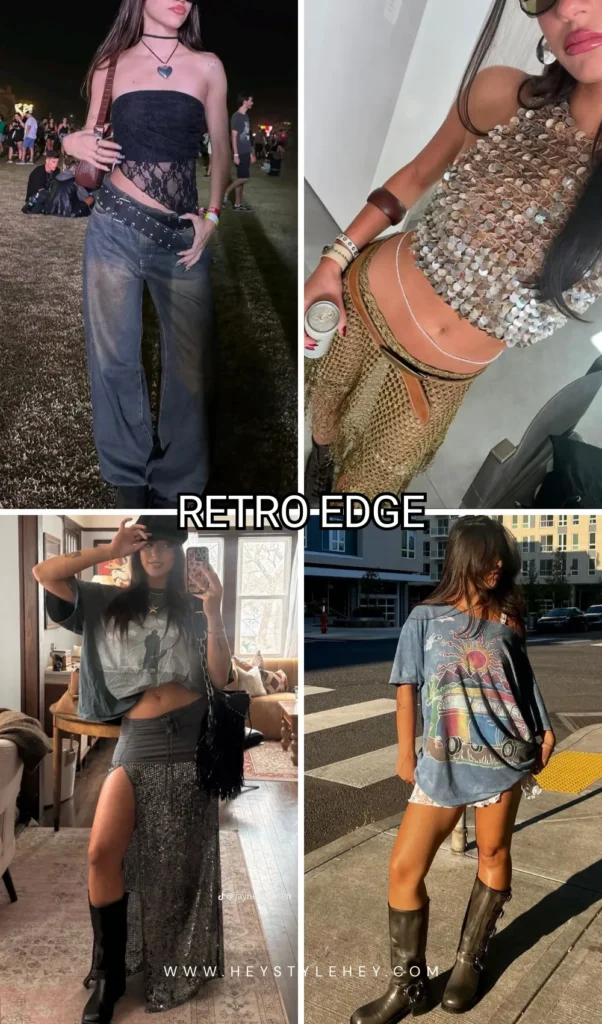 Coachella outfit ideas - retro